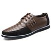 Scarpe Casual da Uomo Marca di Moda Classiche Casual da Uomo Scarpe in Pelle PU Nere Vendita Calda Traspiranti da Lavoro con Lacci Scarpe da Uomo Taglia Grande