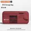 BYD Car Sun Visor Glasses Clip & Storage Bag for Han, Yuan, Song, S7, Qin, F6, Tang, Seal, Destroyer Models