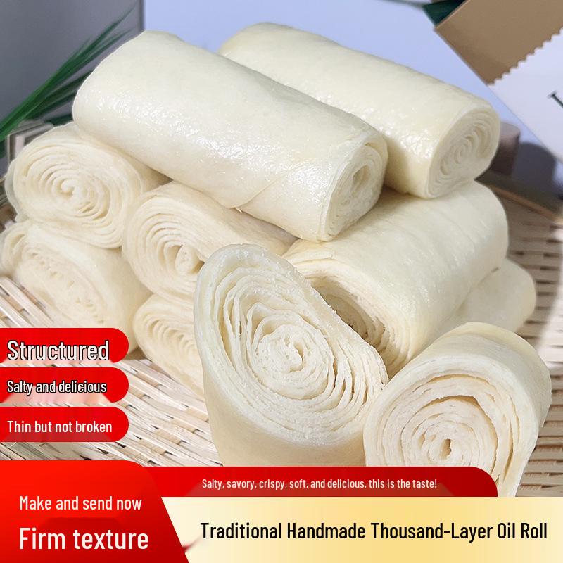 Shandong Bin Katlı El Yapımı Makarna: Sıcak Su Hamuru Tekniği ile Hafif Tuzlu Kahvaltı Ruloları