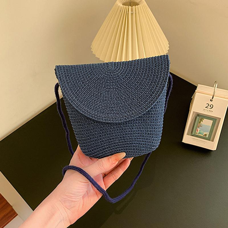 Handbag French Straw Woven Bag Shoulder Bag Sen Series Bag Pastoral Crossbody Bag Summer Bag