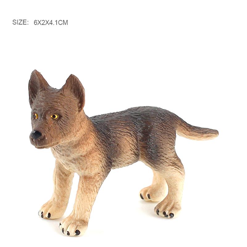 Simulation Mini Dog Animals Model Micro Figurine Fairy Garden Decoration Cake Toppers Toy Kid Gift Dollhouse Accessories