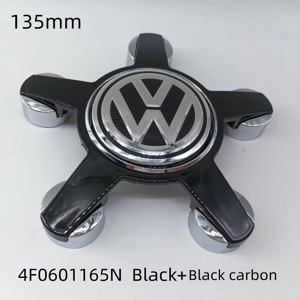 For VOLKSWAGEN VW 4pcs For Volkswagen Golf Polo 135mm 4F0601165N 5Pins Car Wheel Center Caps Rim Hub Cover Hubcap Logo Badge Emb