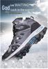 2025 Winter High-Top Plus Size Men's Hiking Shoes, Couple Style, Plus Velvet Warm Cotton