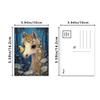 32pcs Postcards, Magical Night Fairy Theme,Indoor Bedroom Decor,Wall Stickers,Message Cards,Greeting Cards, Memorial Postcards