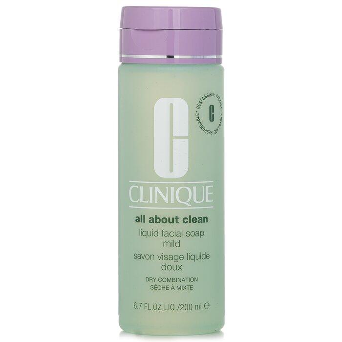 CLINIQUE All About Clean Liquid Facial Soap Mild 200ML (Dry Skin) (RANDOM PACKAGING)