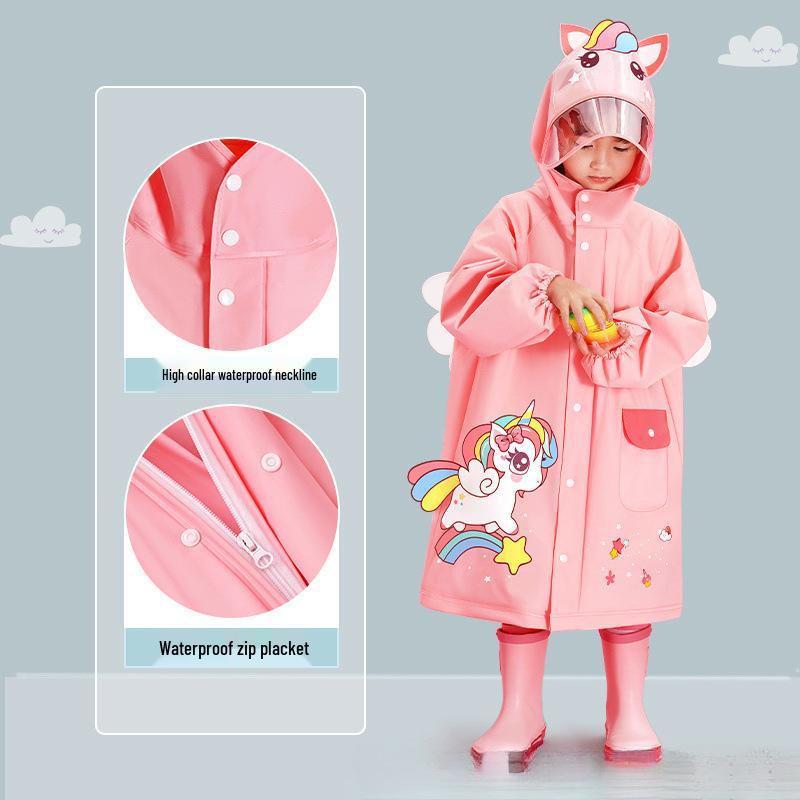 2025 Kids Raincoat: Waterproof Poncho for Boys & Girls In Preschool