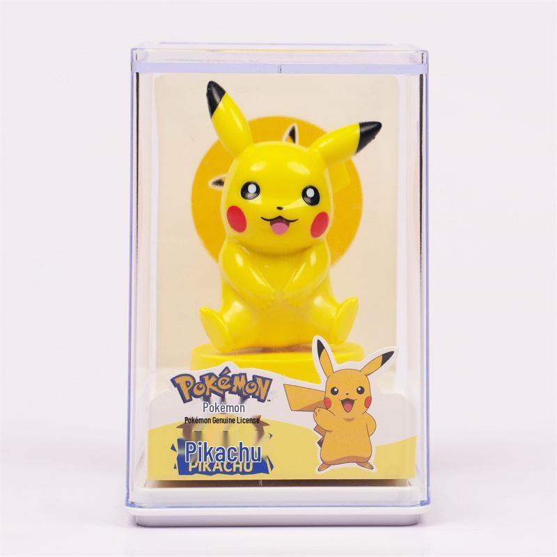 Genuine Pokémon Stamp Figurine Blind Box: Pikachu, Slowpoke, Psyduck Gift