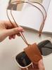 Anti-Lost Pu Leather Magnetic Hat Clip Sunglasses Storage Neck Hanging Lanyard Glasses Clip Organizer Gadget Hat Holder Girl