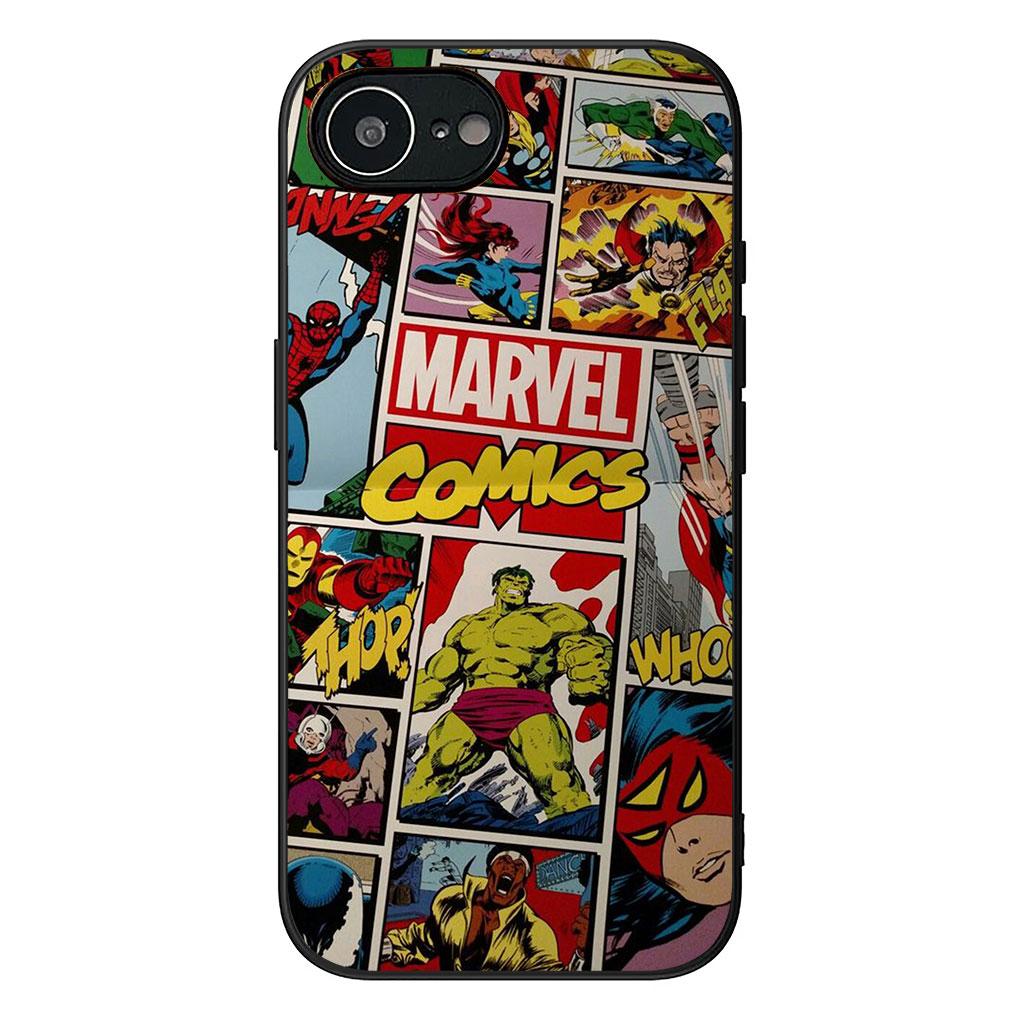 Soft Phone Cover for Xiaomi Redmi 15 9A 9C NFC 7A 9T Note 9 8 7 8T 15c A5 Case Superheroes Marvels Iron Man Avengers Casing