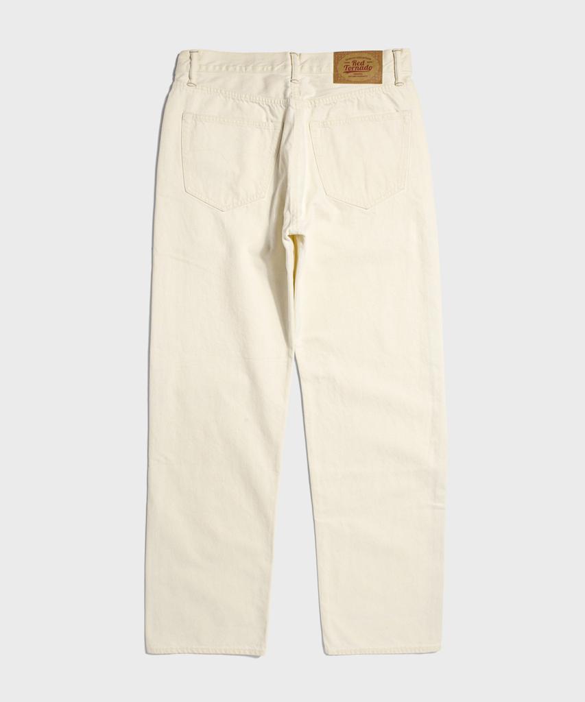 Ledeutoneido 1955 Heritage Selvedge Denim Jeans Ecru