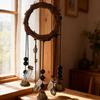 Wind Chime Door Bell Wall Hanging Bell With Wooden Beads 1pc
