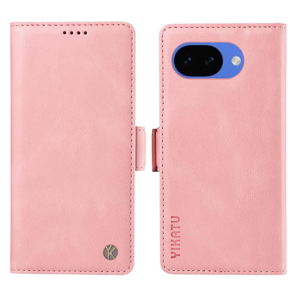 For Google Pixel 10a Leather Case YIKATU YK-005 Skin-touch Feeling Wallet Phone Cover