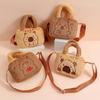 Kids Gift Cartoon Bag Capybara Cute Children's Handbag Anime Peripheral Products Crossbody Coin Bag for Girls