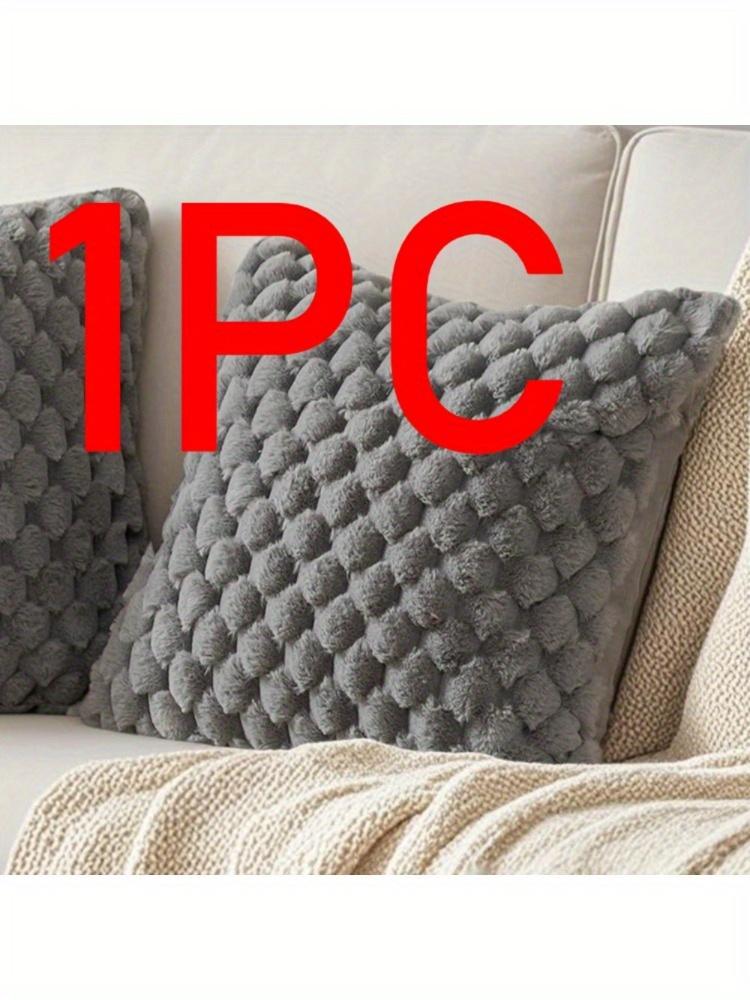 

Soft Pillow Cover - Decorative Sofa Cushion Case (Multi-Color Options) серый