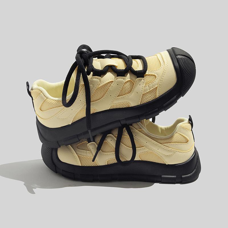 Belle hiking shoes platform low-top dad shoes 22 spring new student casual breathable sneakers 35