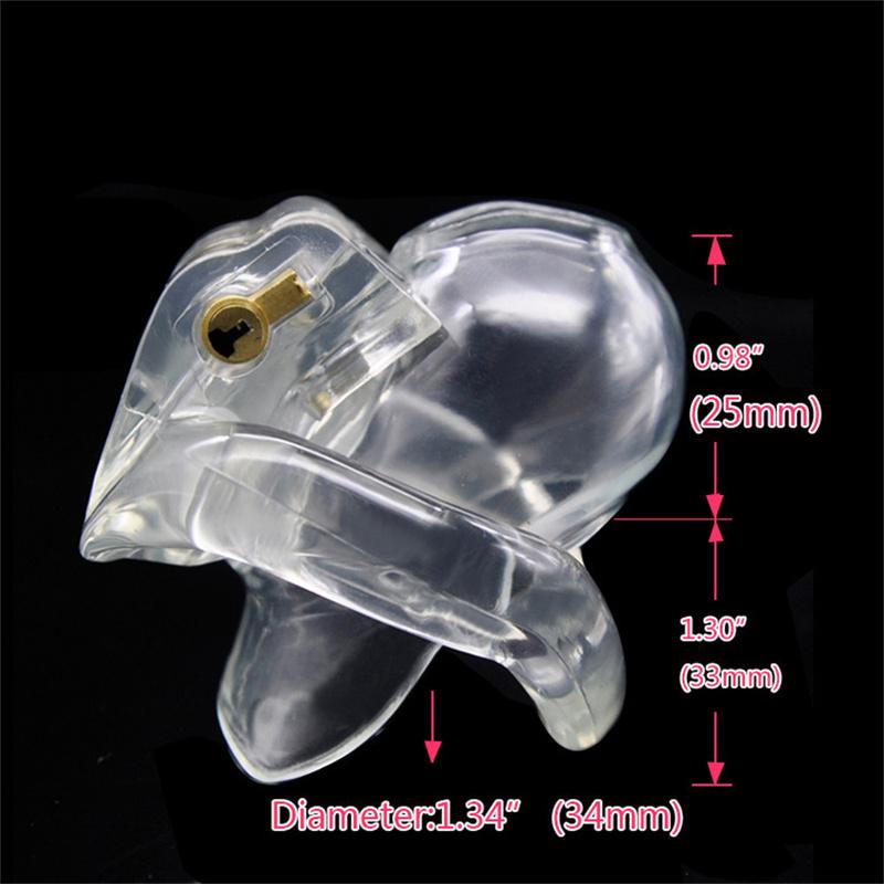 Supper Mini Male Chastity Device Locked In Lust Male Chastity Device Chastity Cage With 4 Base Ring
