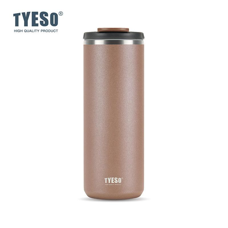 TYESO 600ML Stainless Steel Thermos Bottle Keeps Cold and Heat Thermal Mug Travel Insulated Cup Outdoor Sport Vacuum Flask