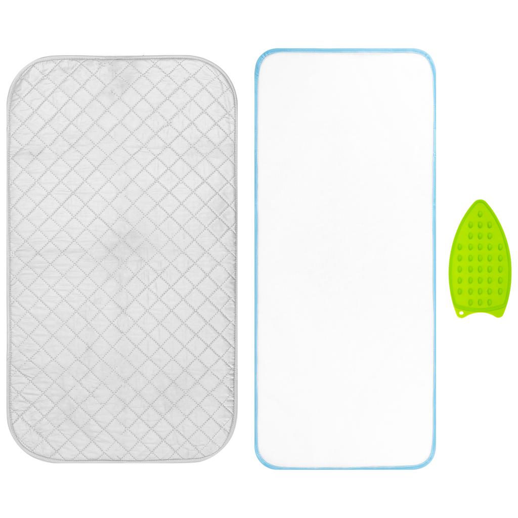Pressing Mat for Quilting with Silicone Iron Rest Pad and Mesh Ironing Pad Efficient Ironing Pad Portable Ironing Mat