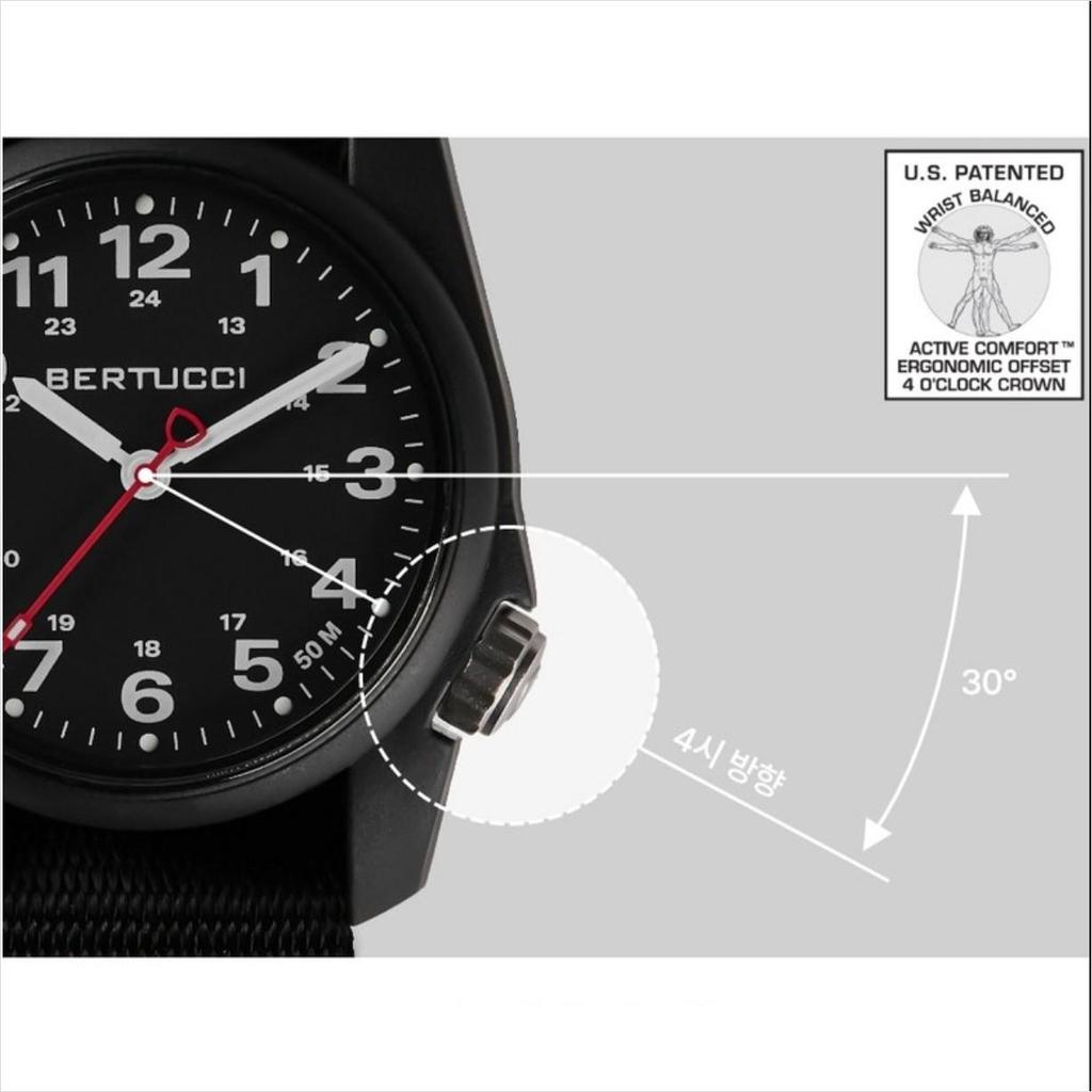 [Bertucci] A-1R Field Watch 10500 (3 Colors Strap)