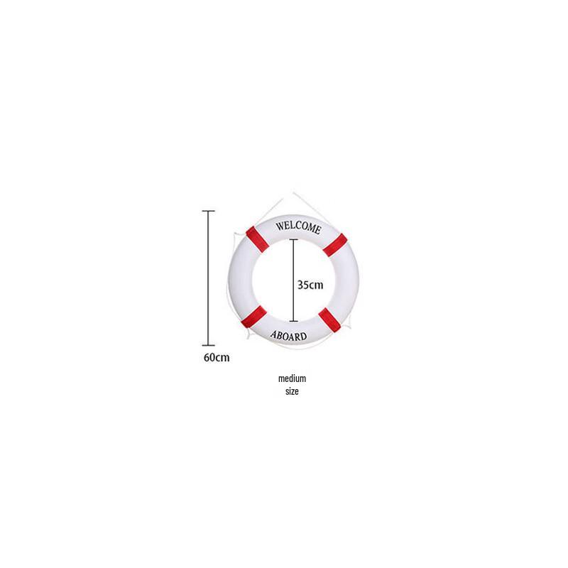 Adult & Kids Outdoor Mediterranean Swimming Ring Medium 60x35cm