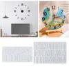 Handmade Arabic Digital Molds Large Roman Numeral Silicone Molds Epoxy Ornaments Mold for Pendant DIY Jewelry Making
