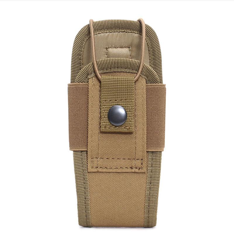 1PC Tactical Molle Radio Walkie Talkie Pouch Waist Bag Holder Pocket Portable Interphone Holster Carry Bag for Hunting Camping