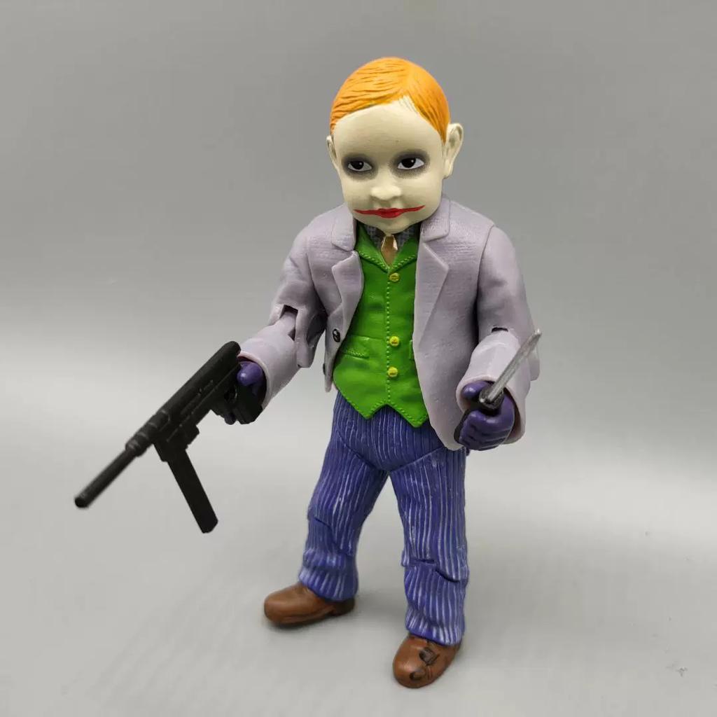 In-Stock 16Cm Super Villain Joker Action Figurine Doll Tabletop Model Perfect Festival Surprise Decorative Items Gifts For Young Boys