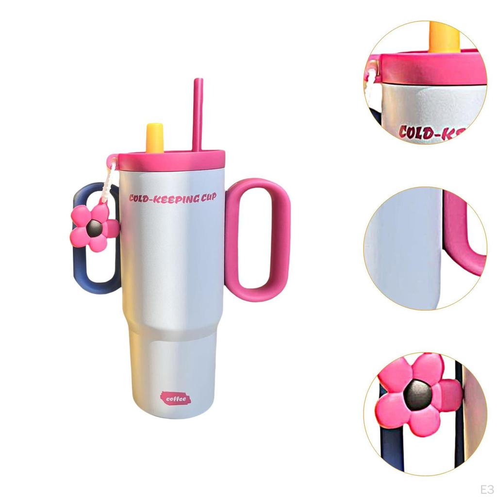 750ml Reusable Stainless Steel Thermal Tumbler, Ideal for Travel, Outdoor Activities, Parties, Dates