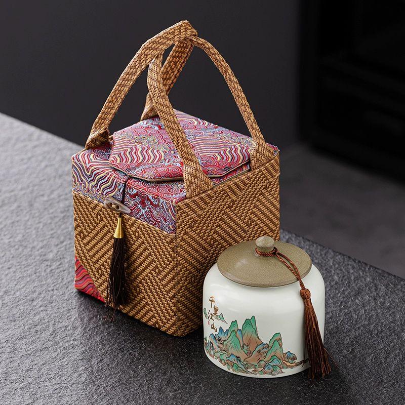 

Ceramic Tea Storage Jar Gift Set