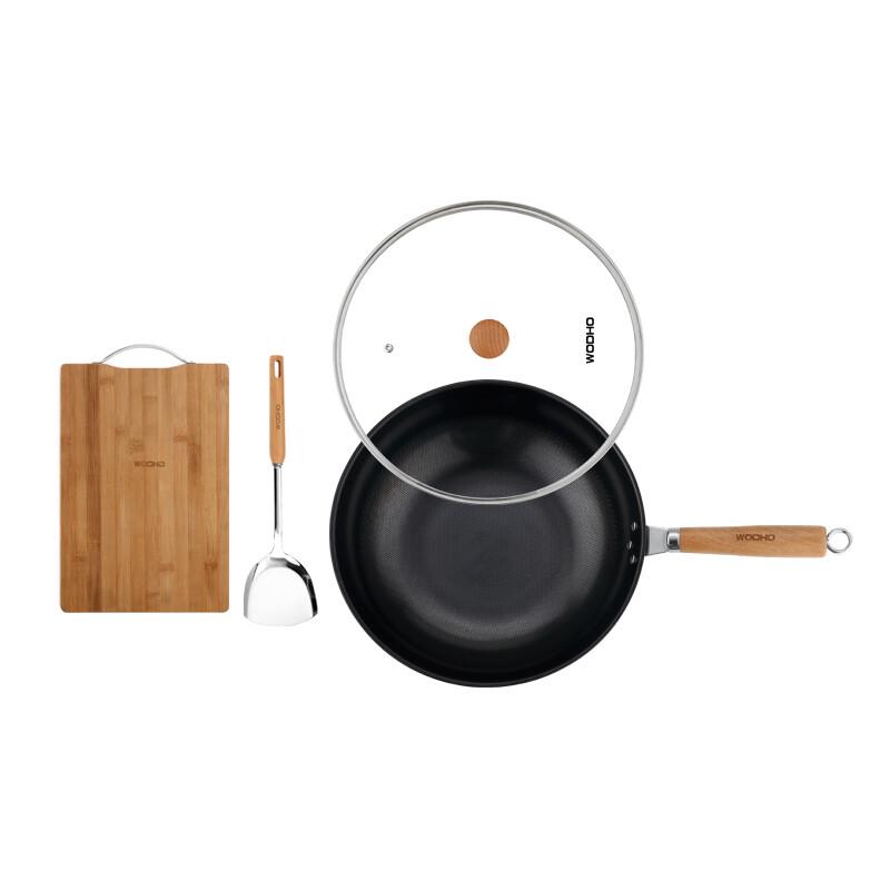 WODHO Old Iron Wok Cookware Set