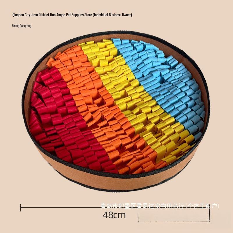 Pet Snuffle Mat: Dog & Cat Boredom Buster, Sniffing Toy, Energy Exertion, Slow Feeder, Enrichment Mat.