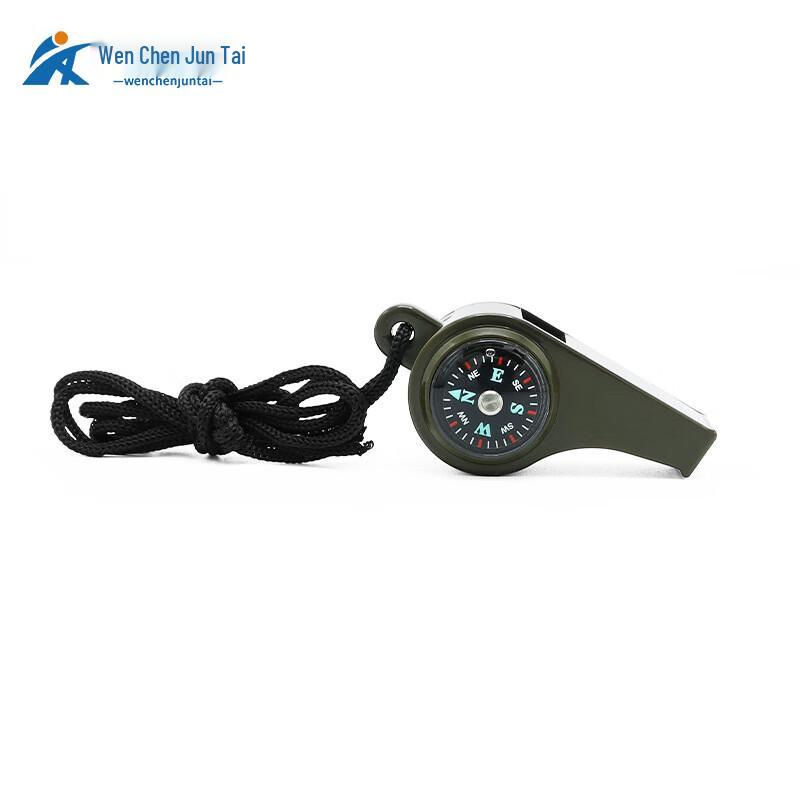 Outdoor Multi-function Compass Whistle