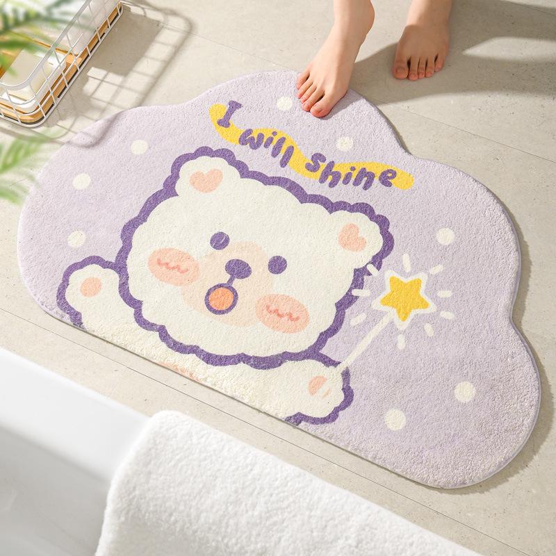 

Главная Ванная комната Впитывающий коврик Туалетная дверь Нескользящий коврик Туалетная дверь Коврик для спальни Ванная комната Коврик 40cm × 60cm