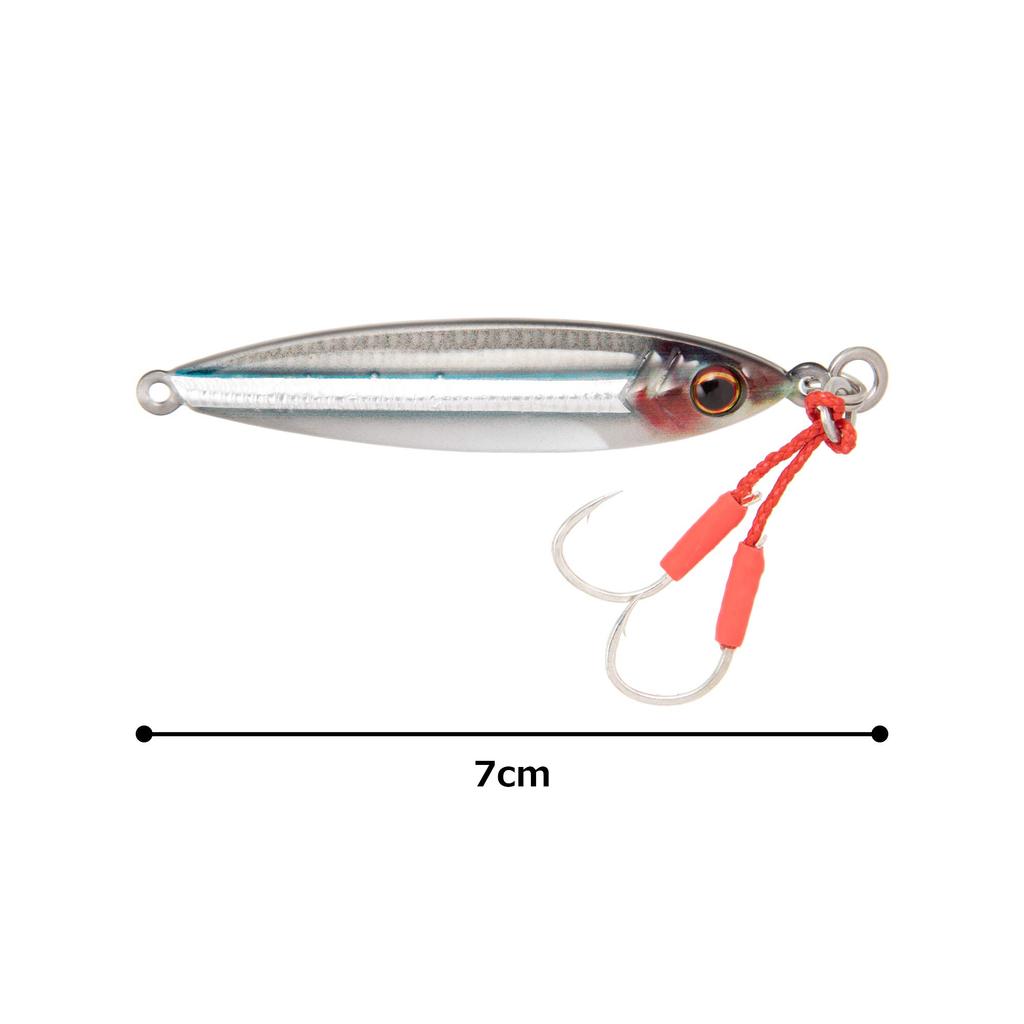 Major Craft Metal Jigpara Live Bait Live Kibinago Kamemura Color Jig, Tungsten, Color, 50g, #86, JPTG-50L