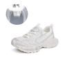 thick-soled dad shoes women's summer new breathable sports shoes women's thick-soled heightening shoes high-value rhinestone women's shoes