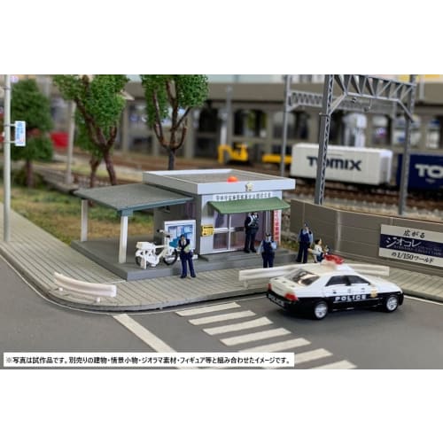 Tomytec Scenery Accessories 145 Police Car/Police Officer Diorama Supplies