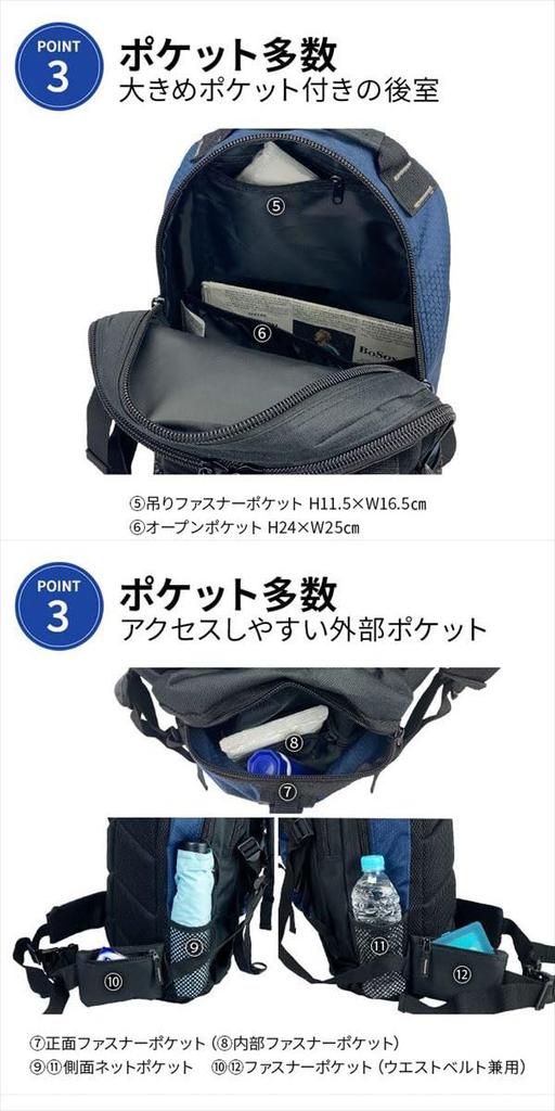 Bercute Wine Backpack, 20L, Helmet and Soccer Ball Storage, Men's and Women's Day Bag, Backpack, Bag with Belt, Helmet Bag, 40L Large Capacity,