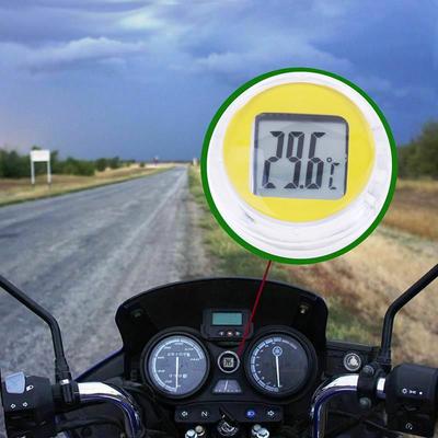 Neue Paste Typ Wasserdicht Mini Instrumente Motorrad Thermometer Digital Temperatur Messgerät