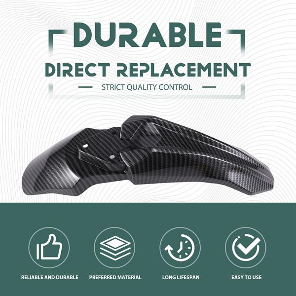 Talaria Sting X3 Front Fender, PP Material, Carbon Fiber Texture Standard