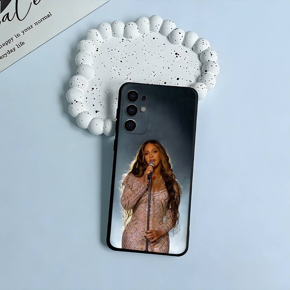 pop diva-B-eyoncé Phone Case For Samsung S25,S24,S21,S22,S23,S30,Ultra,S20,Plus,Fe,Lite,Black Soft Silicone