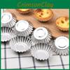 Thickened Tinplate Egg Tart Molds Durable Reusable Pudding Shells