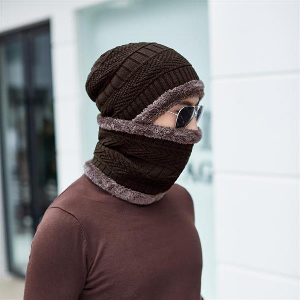 Lake Neck Warmer Beanie Set/Beanie Winter Hat Fur Hat