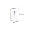Transparent Acrylic Frame Picture Draw Magnetic Double Sided Photo Frame Idol Photocard Holder Desktop Ornament Cadre Photo