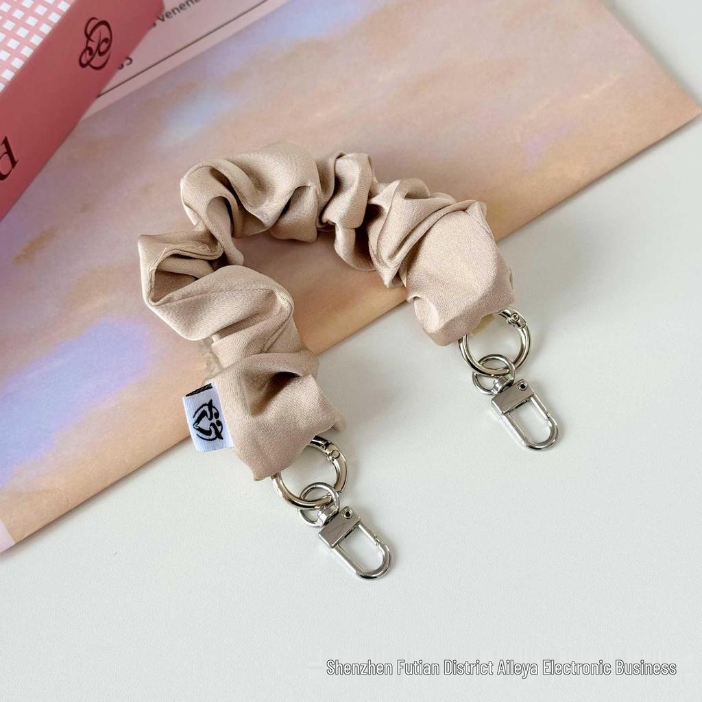 Handheld Double-Ended Buckle Phone Lanyard & Wrist Strap - Elastic Scrunchie with Anti-Loss Design