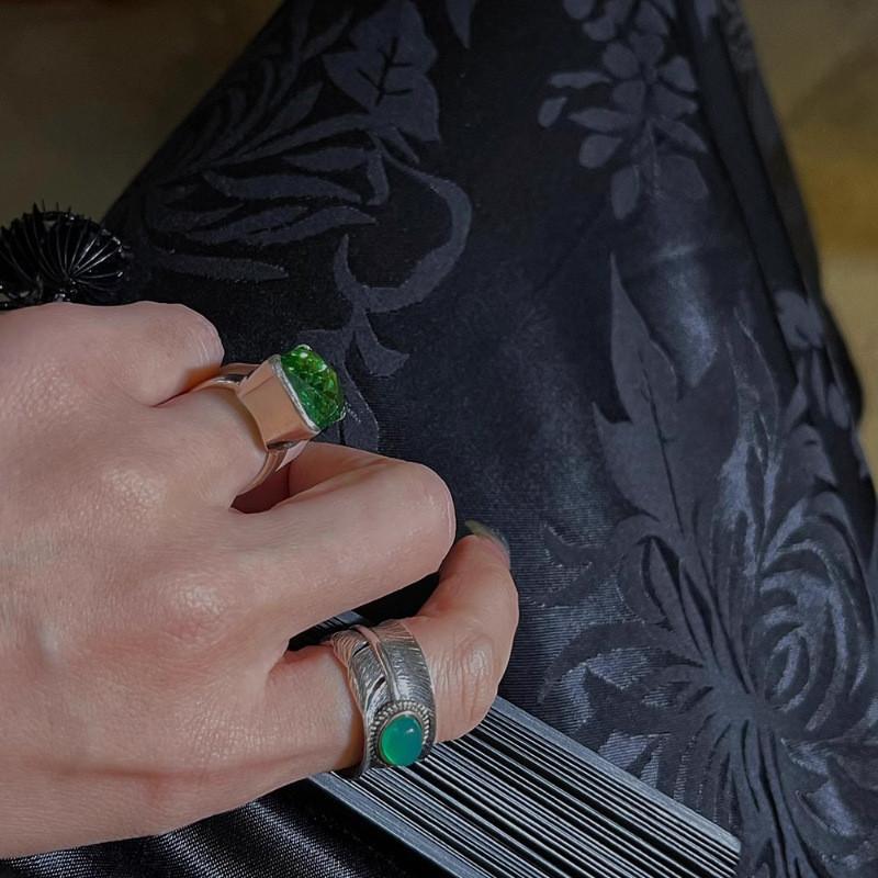 Stunning Vintage Inspired Geometric Open Adjustable Ring For Women Stylish Copper Design