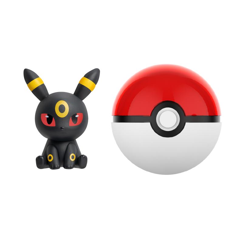 Pokemon Anime Blind Box Poke Ball Action Figures Sylveston Umbreon Vaporeon Mini Dolls Funism Genuine Model Ornament Toys Gift