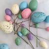 20Pcs Easter Foam Eggs DIY Party Decorative New Year Party Decoration