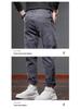 2025 Spring Men's Slim-Fit Casual Straight Pants - Versatile Light Business Trousers with Stretch