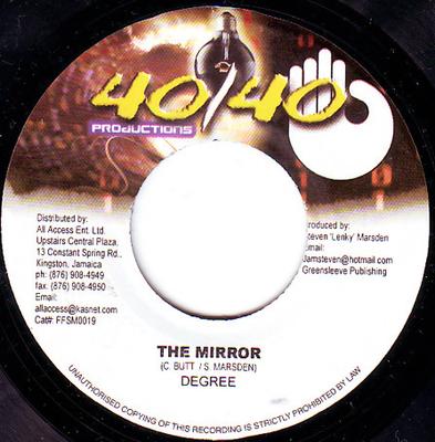 Disque 7 pouces GENERAL DEGREE - The Mirror FFSM0019 40/40 Production 2002 Jamaïque Reggae, Ska & Dub Occasion