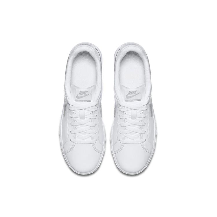 New Nike Court Royale White Metallic Silver Women's 749867-100